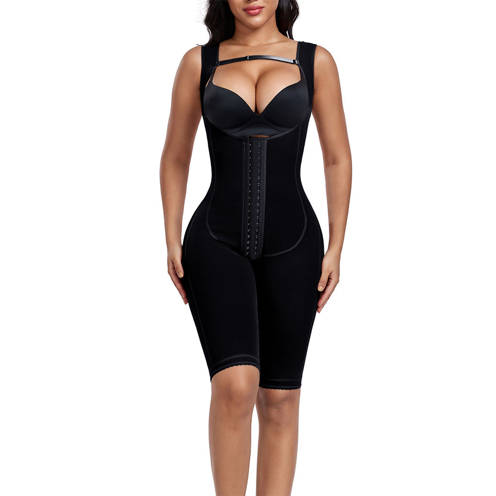 Ladies' full-body shaping and buttock lifting fitness garment