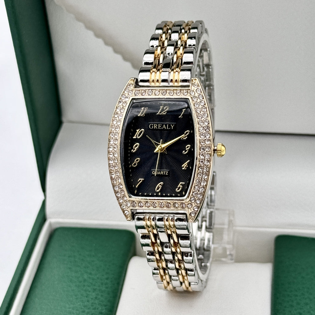 Fashion Quartz Watch Digital Analog Combo