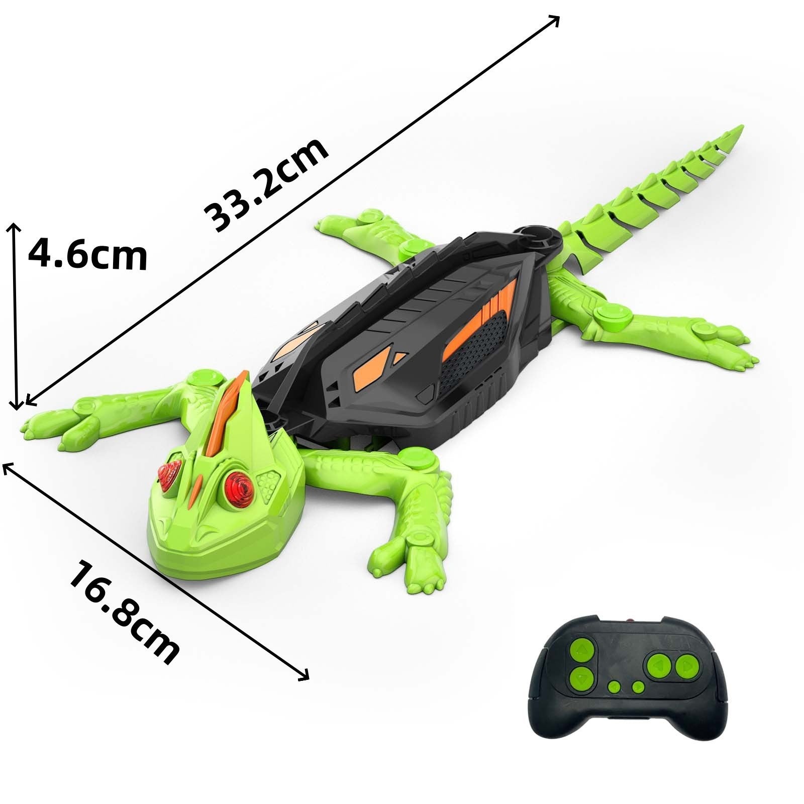 Electric Remote Control Wall Climbing Lizard Gecko Toy for Kids