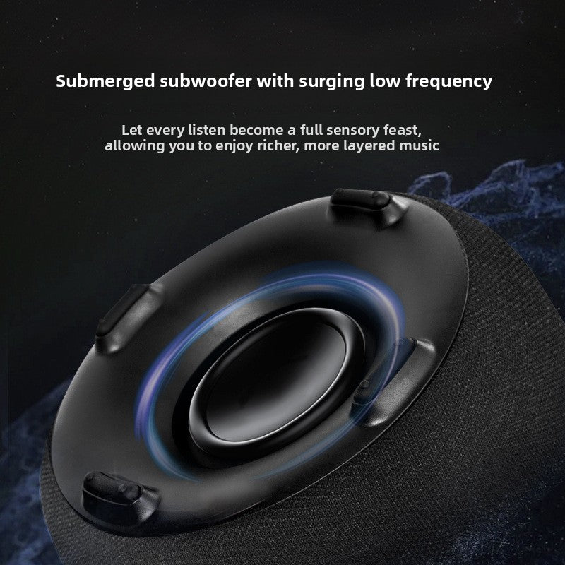 Wireless Bluetooth Speaker with Glass Subwoofer