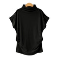 large size women's high collar top