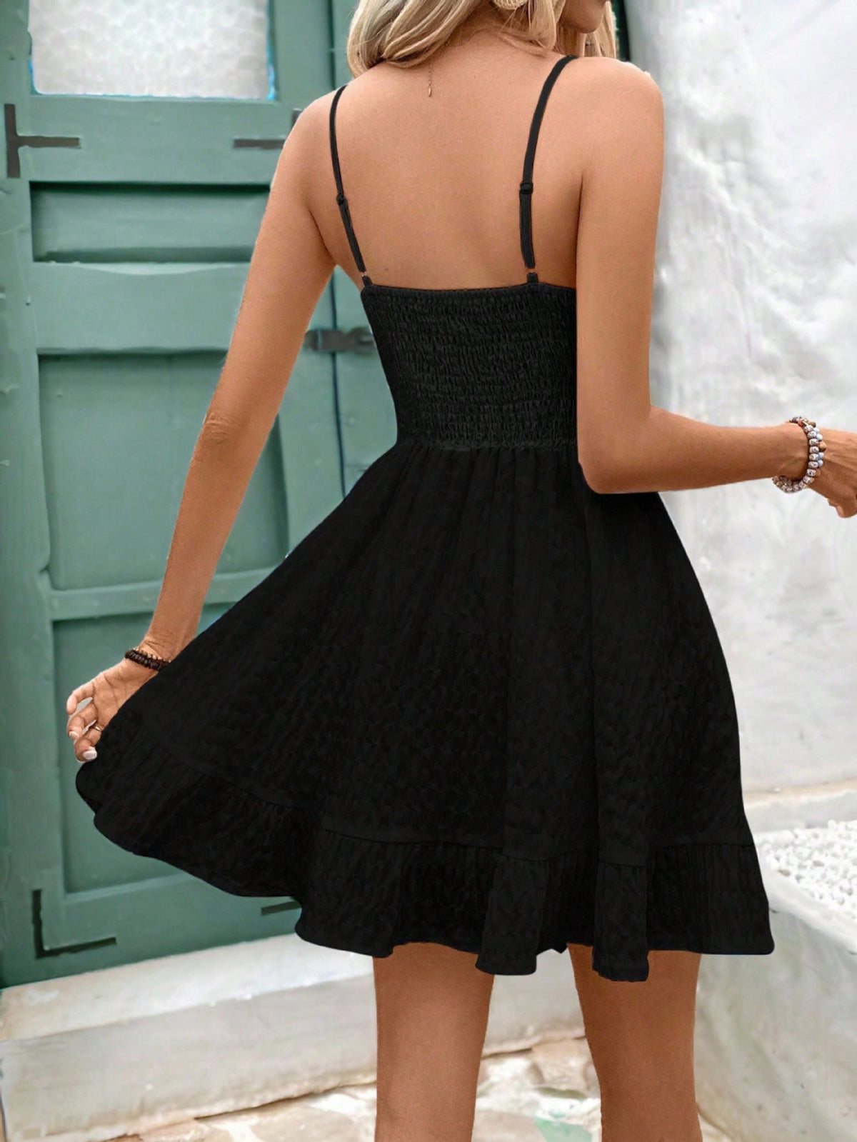 Strapless short dress