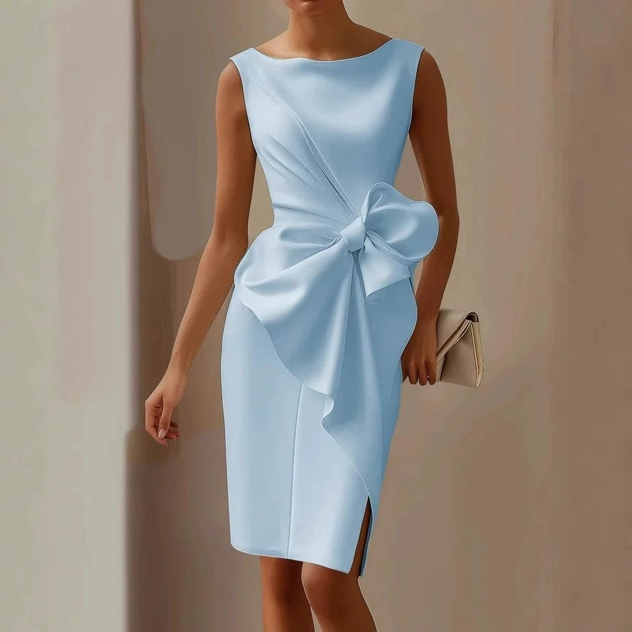 Bow Decorated Tank Dress