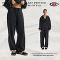 Men's Vintage Washed Cotton Long Pants
