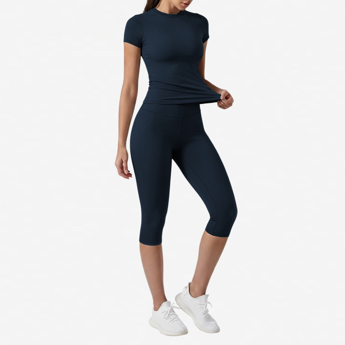 Womens High Waisted Yoga Set