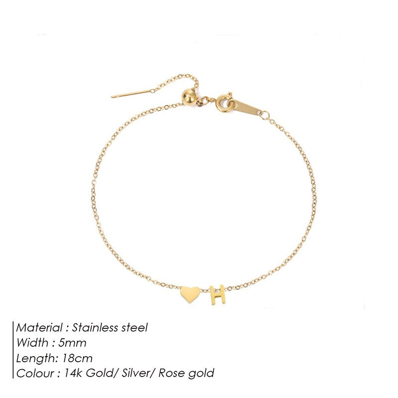Letter Bracelet Woman
