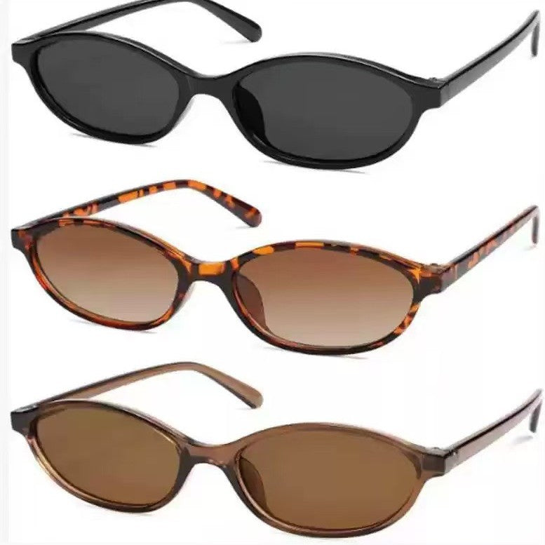 Small-frame oval sunglasses