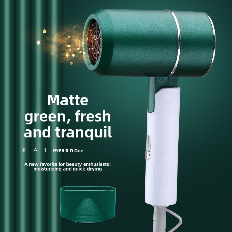 Folding Hair Dryer with Negative Ion and Blue Light