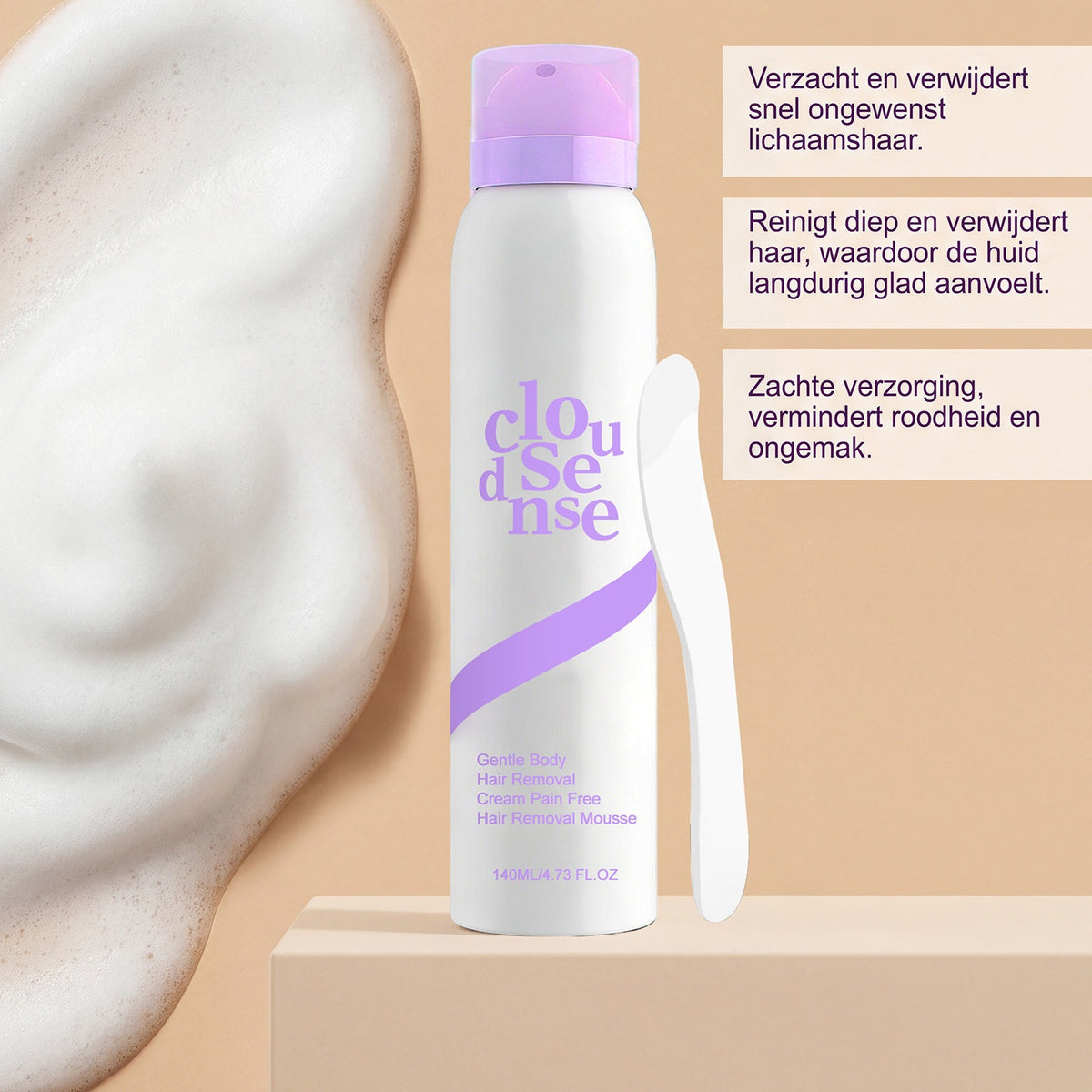 Gentle Hair Removal Mousse Spray