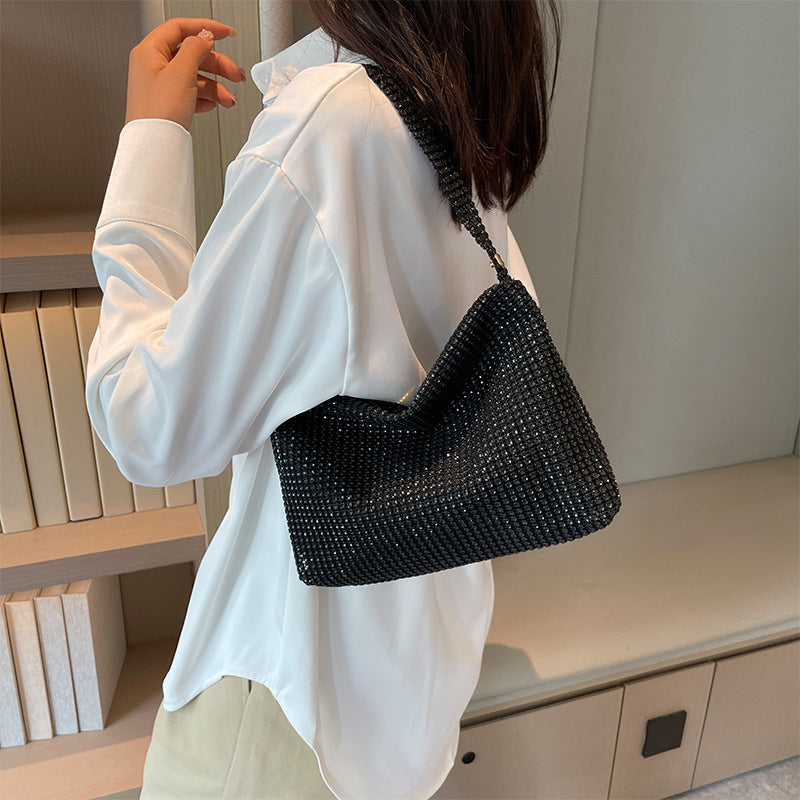 Rhinestone Adjustable Shoulder Bag