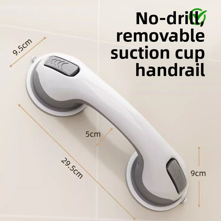 Punch-free Suction Cup Non-slip Toilet Armrest Removable Upgraded