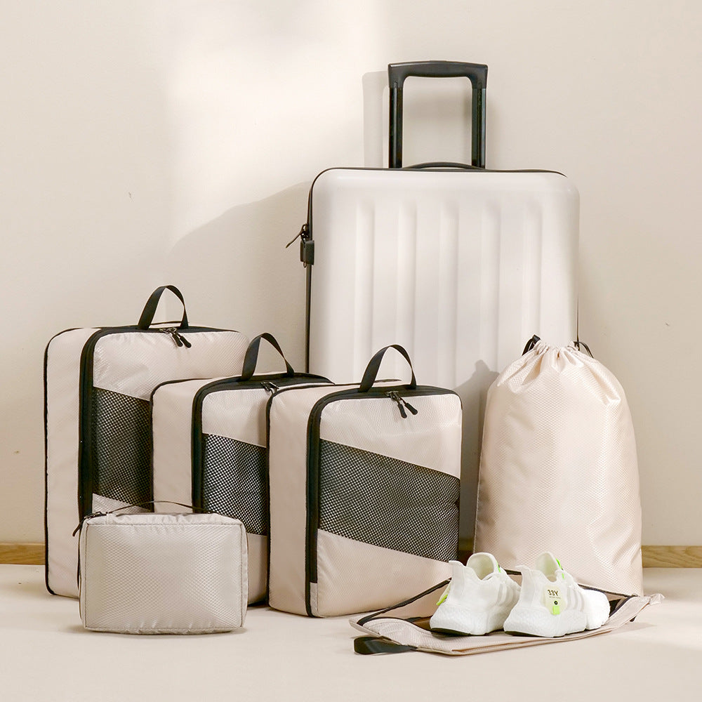 Compressed Rhombus Travel Storage Bag Set