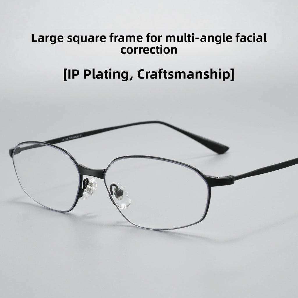 Women's Titanium Cat-Eye Anti-Blue Light Optical Glasses Frame