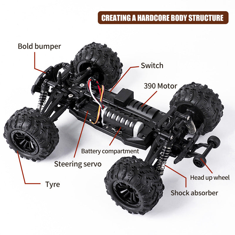 Four Wheel Drive High Speed Remote Control Bigfoot Truck