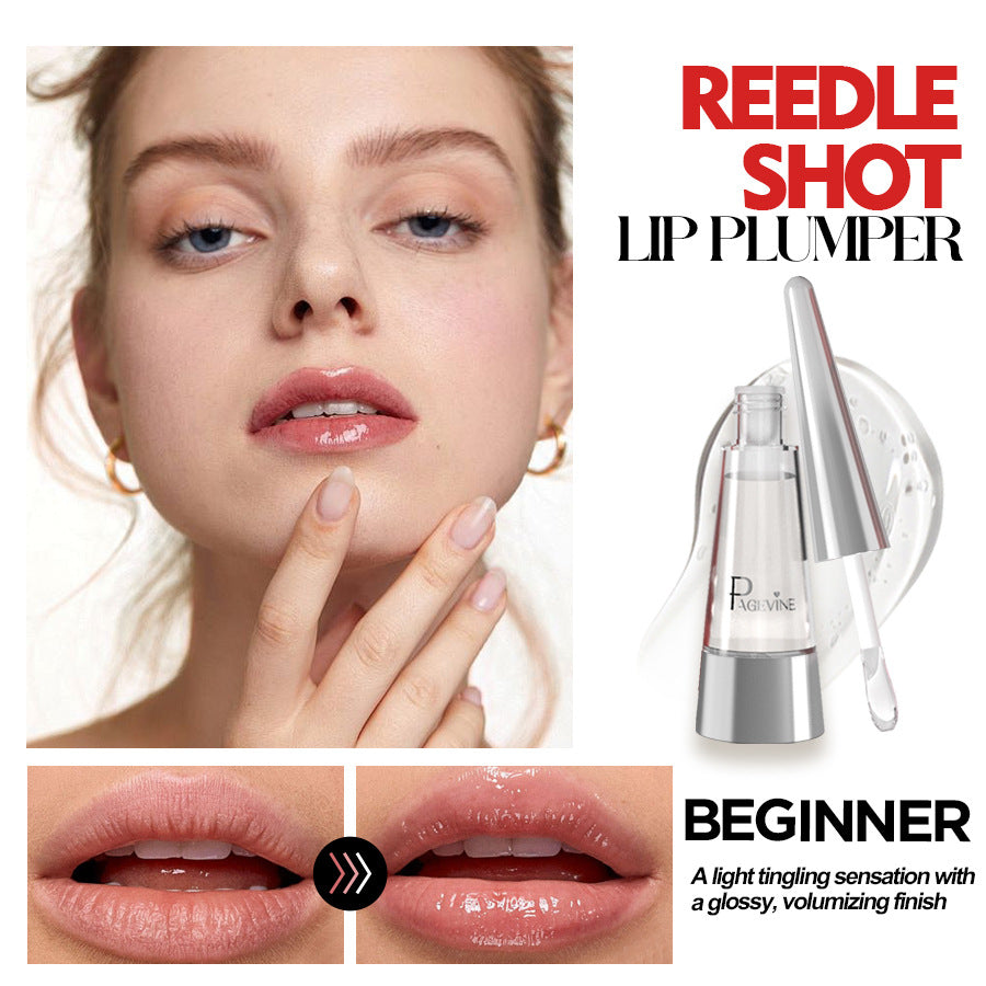 Lip volumizer doodle lip exfoliating and moisturizing lip oil