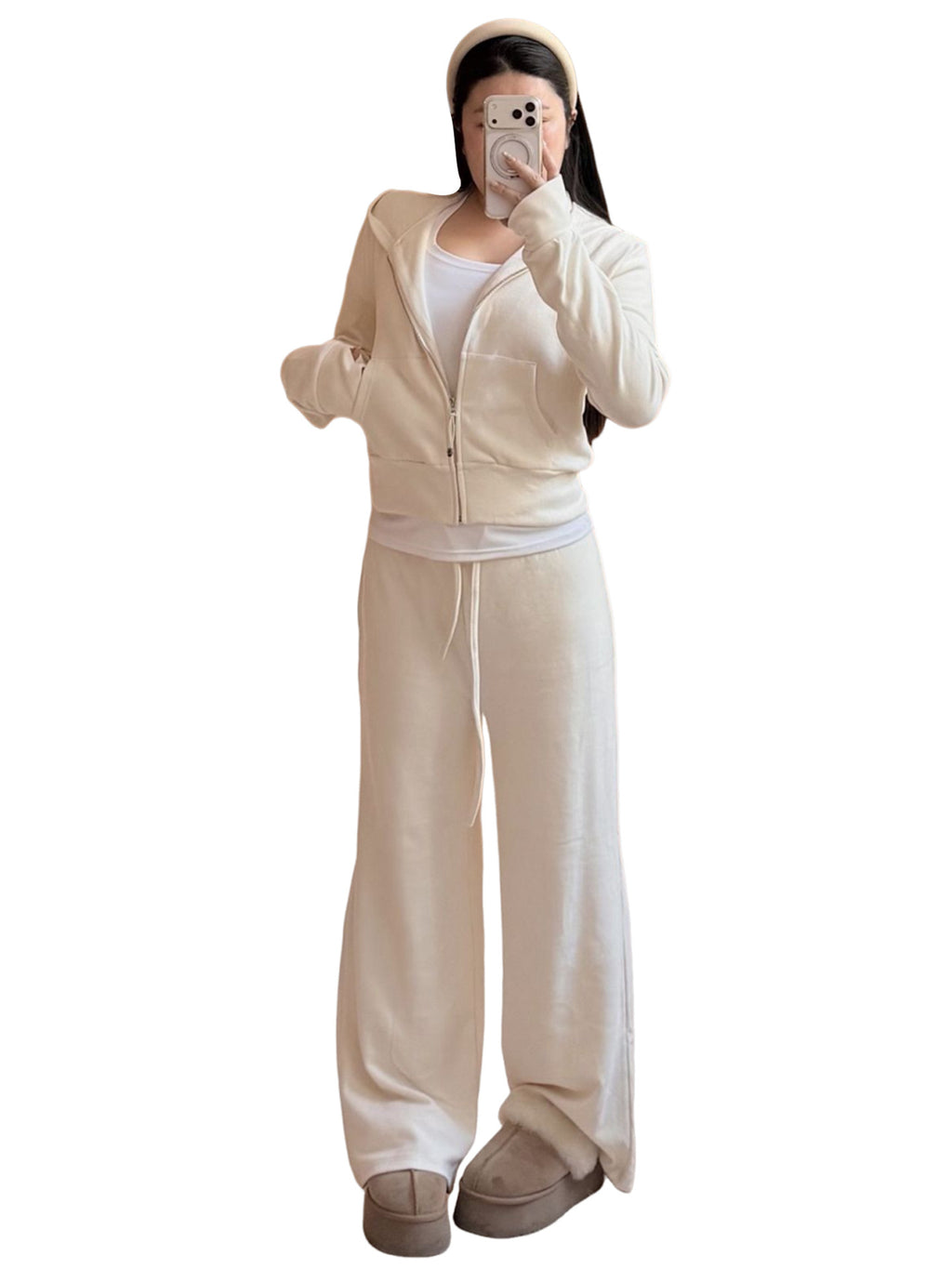 Women's Two-Piece Sweatshirt Set