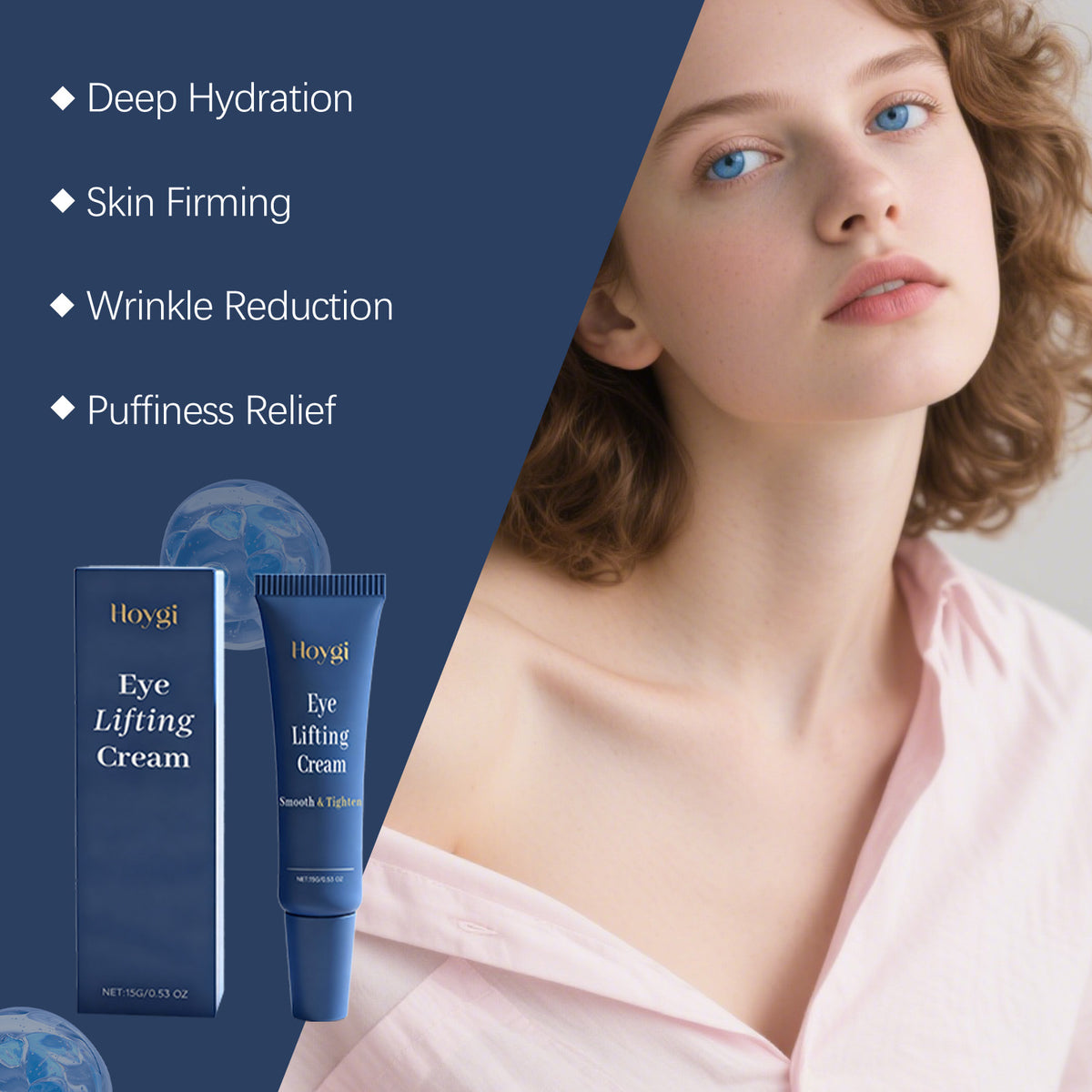 Eye Cream Moisturizes and Delicates Skin Around Eyes