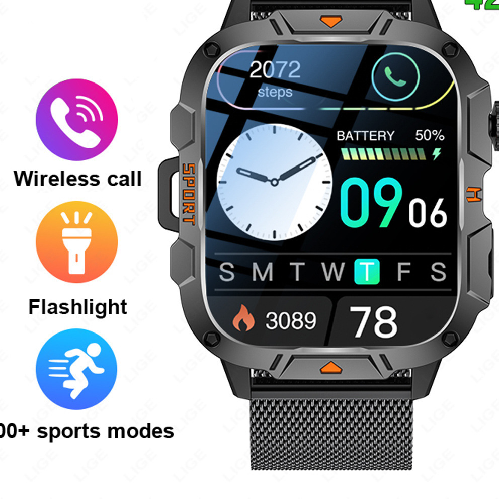 Multifunctional Health Smart Watch with Bluetooth Call