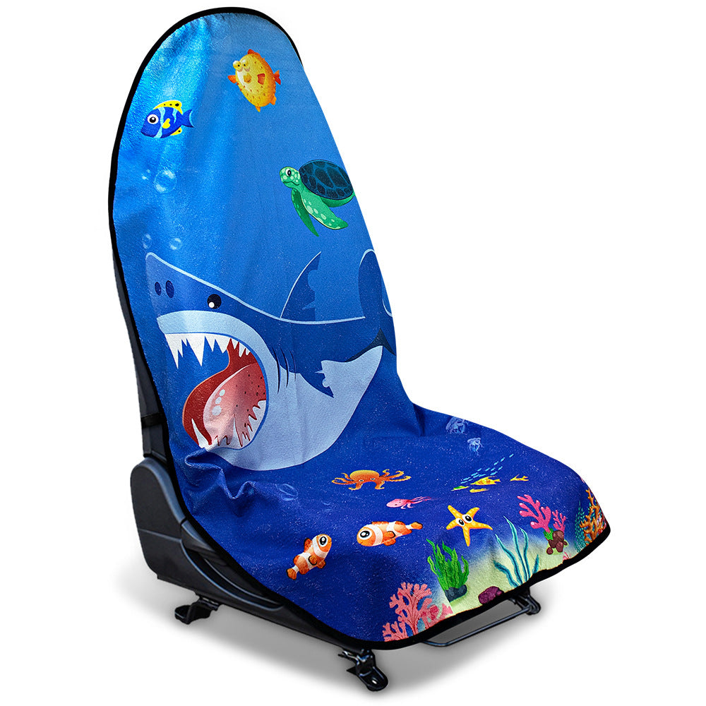 Terry Cloth Car Seat Cushion