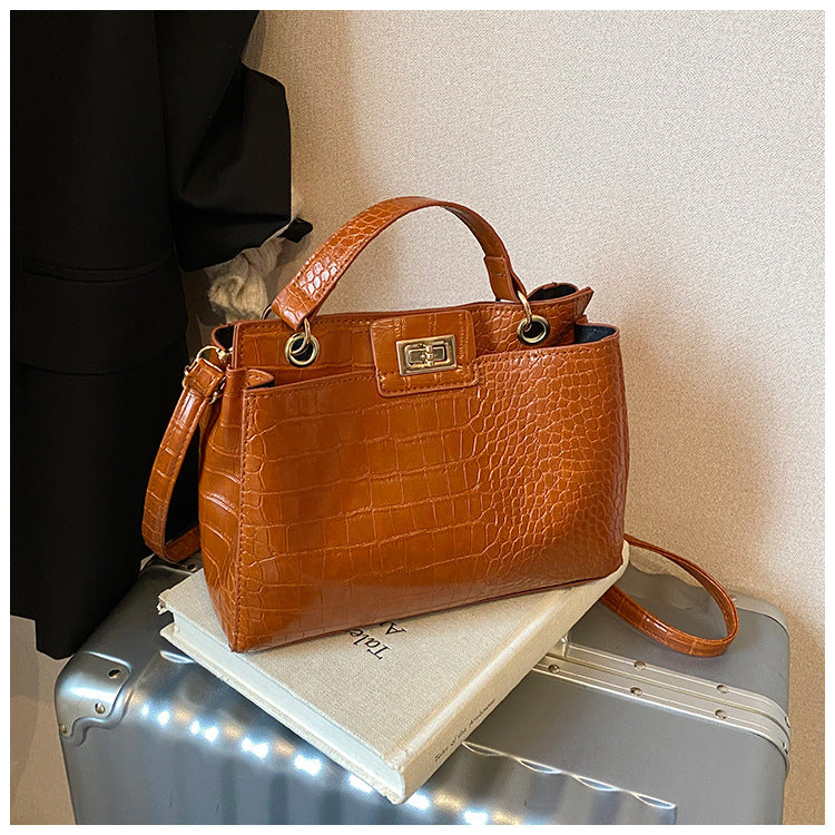 Textured PU Crossbody Bag with Phone Pocket