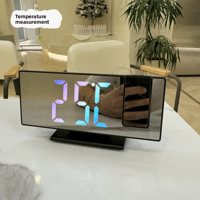 LED Projection Alarm Clock with Temperature Display