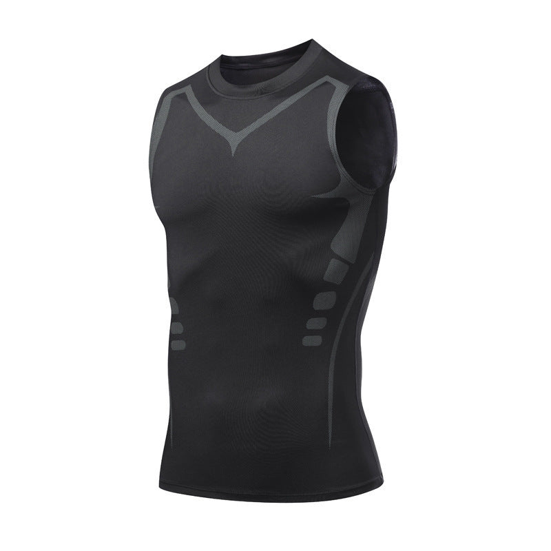 Men's quick-drying tight-fitting sports vest