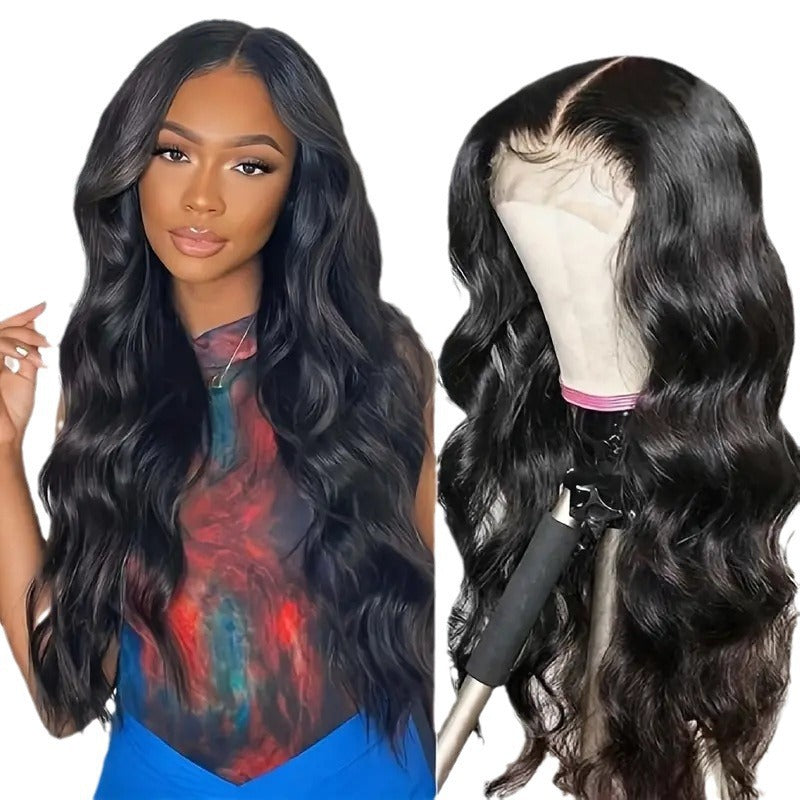 Lace Front Synthetic Wig with Wavy Curly Hair