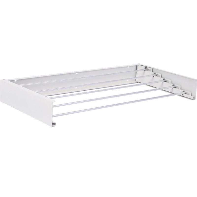 Foldable Metal Drying Rack for Bathroom Balcony