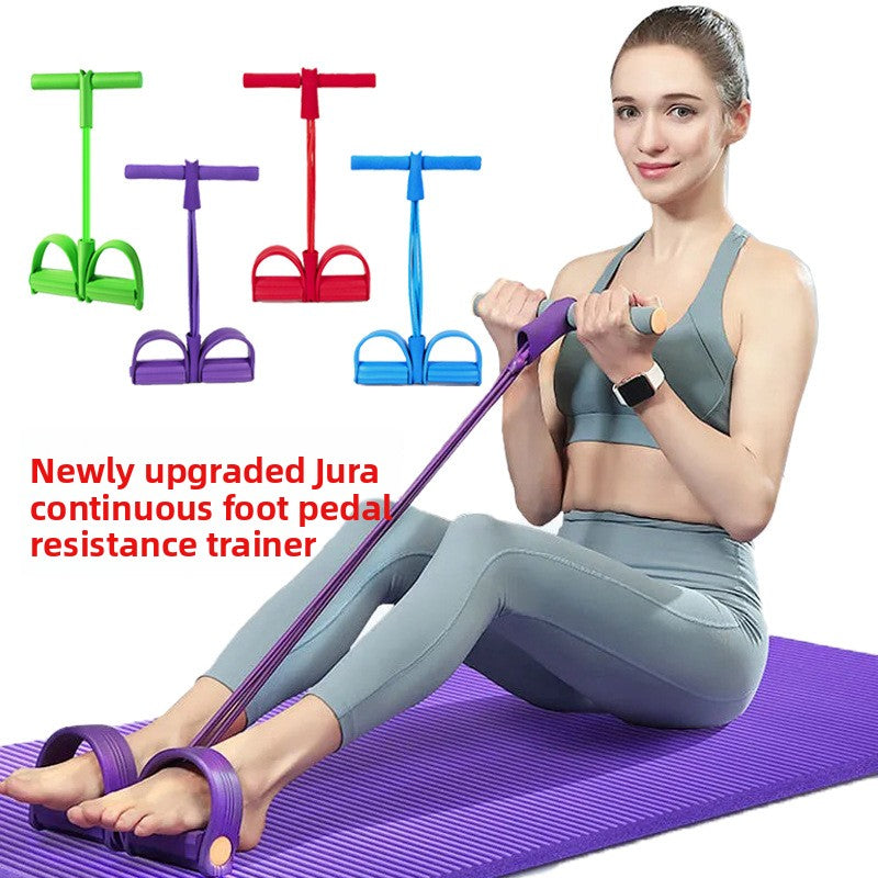 Four-tube pedal puller exercise fitness material thin leg