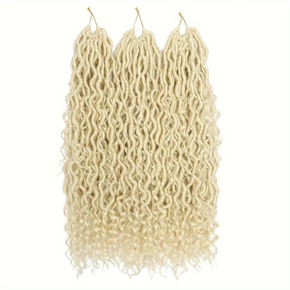 Machine-Woven Synthetic Crochet Hair for Braiding