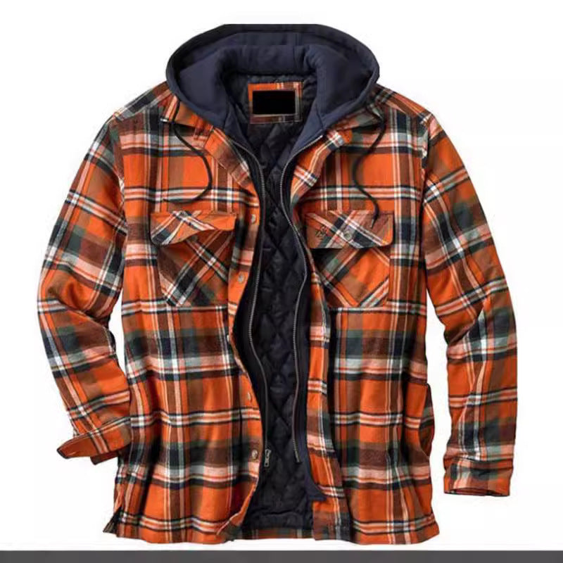 Men's Thickened Hooded Jacket