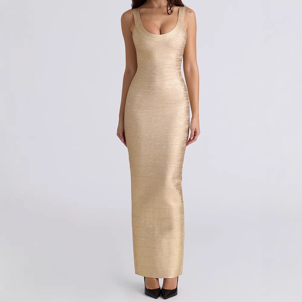 Retro Backless A-line Dress