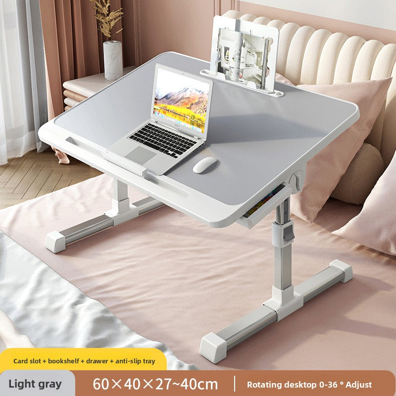 Adjustable Foldable Laptop Bed Desk with USB Port