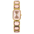 Square-faced quartz women's watch
