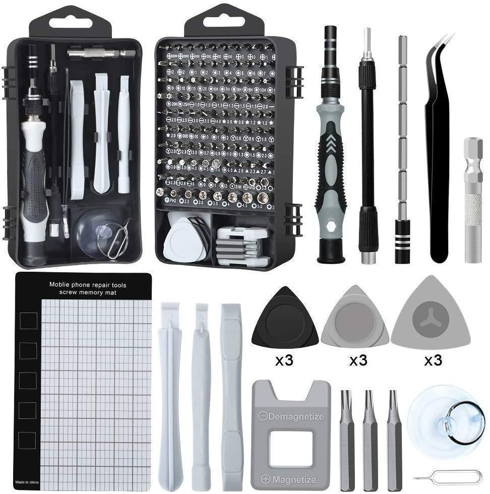 115-in-1 Magnetic Screwdriver Set with Storage Case