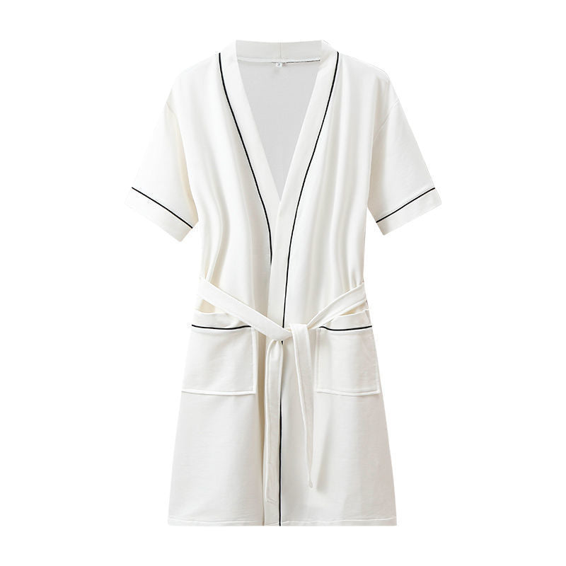 Pure Cotton Absorbent Bathrobe for Men and Women