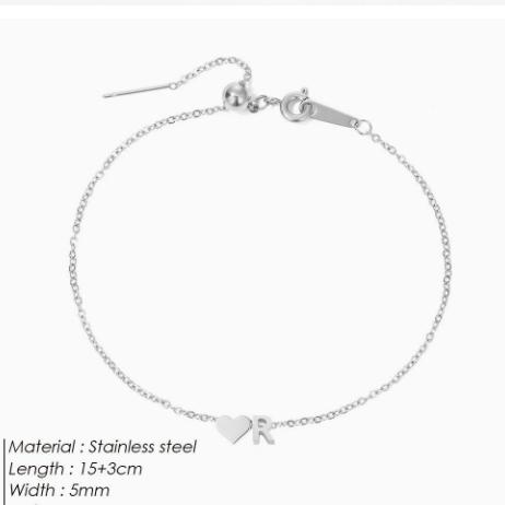 Letter Bracelet Woman