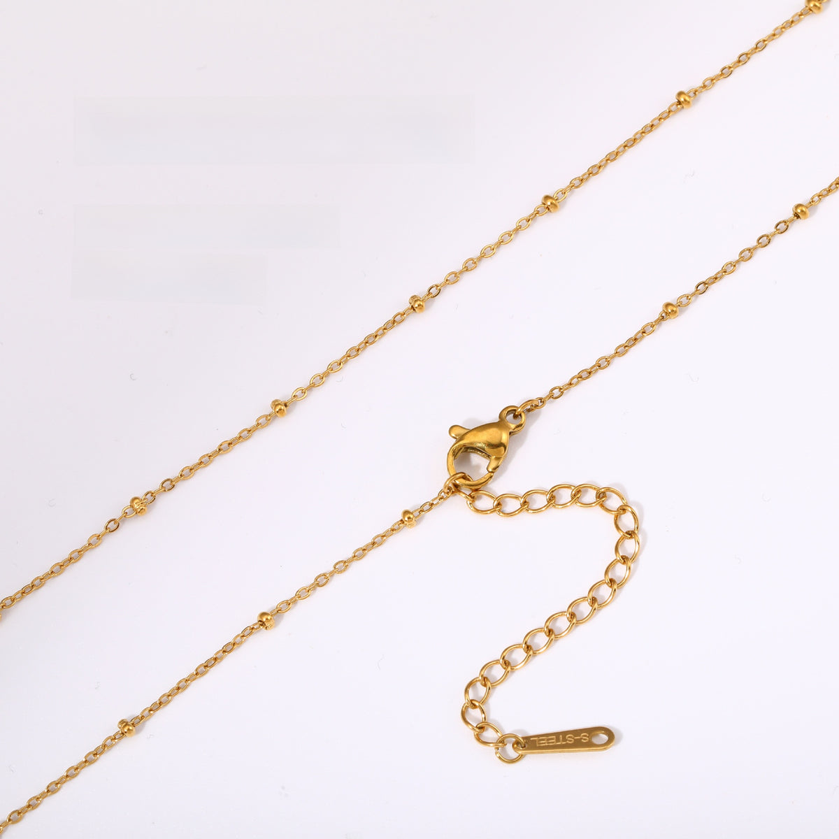 Versatile Braided Chain and Blade Necklace