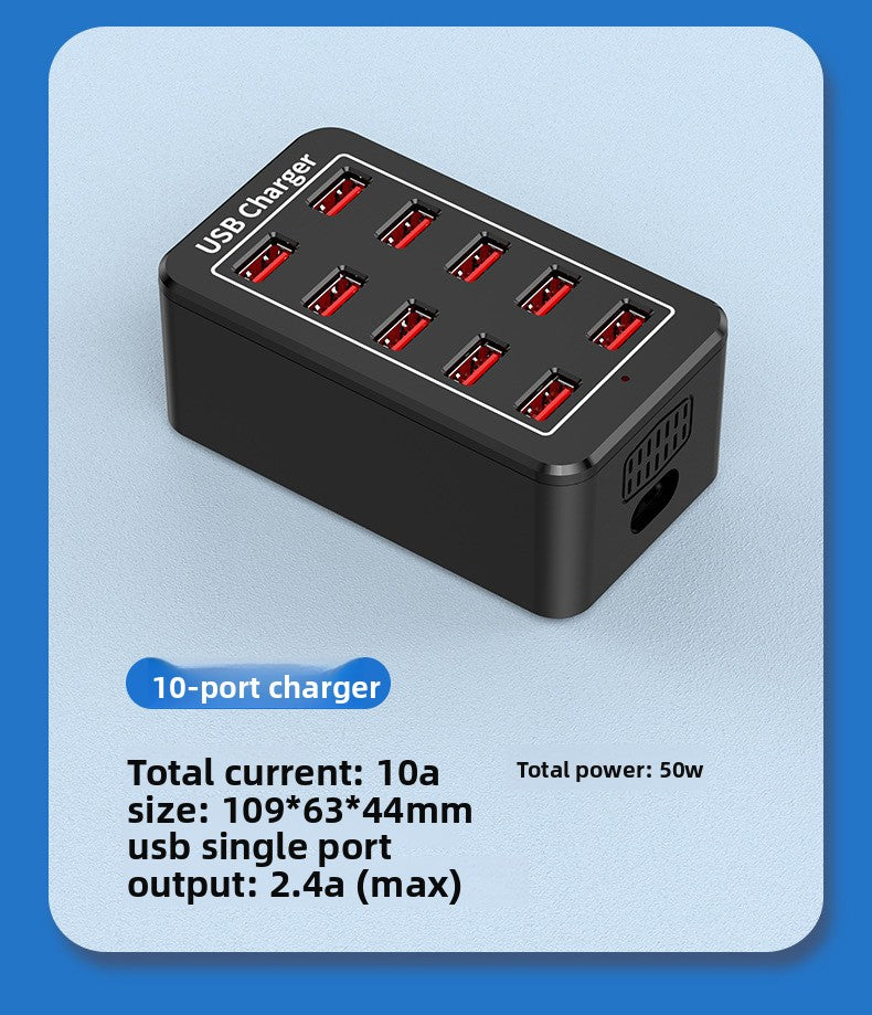 Multi Port Desktop USB Charger Station