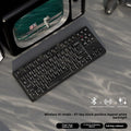 Wireless Mechanical Keyboard with Bluetooth Triple-Mode Connectivity