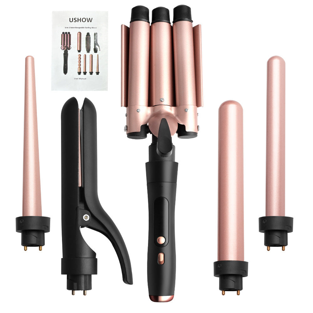 Multi Barrel Curling Iron with LCD Display