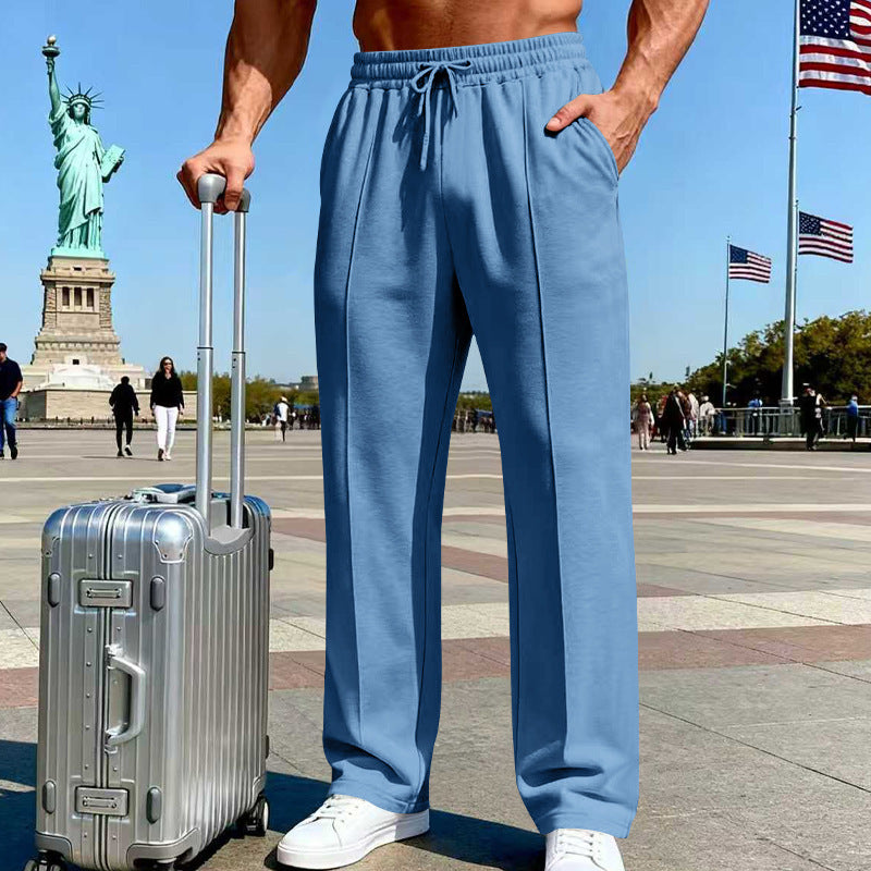 Men's straight-leg casual sportswear business pants
