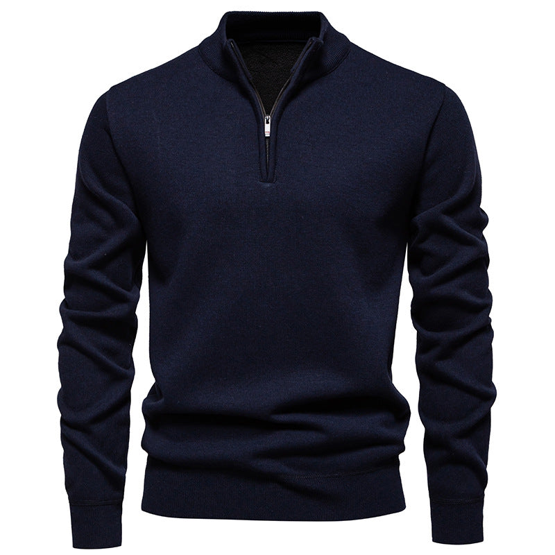 Men's fleece pullover sweater