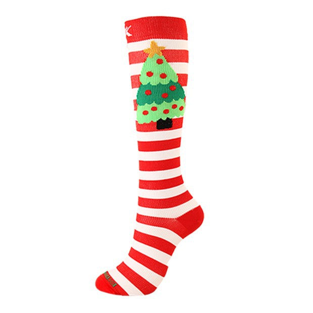 Christmas Compression Socks with Festive Designs