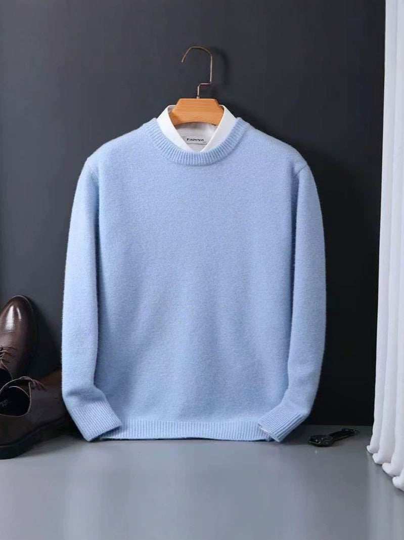 Men Round Neck Knitted Sweater