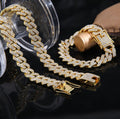 Diamond Cuban Chain Necklace Hip Hop Style