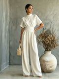 Wide-leg jumpsuit