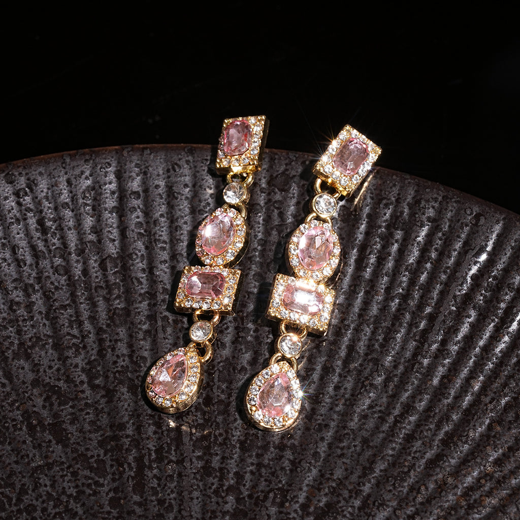 Floral Pearl Diamond Earrings