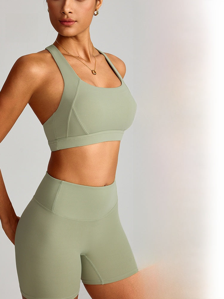 Women Shock-Proof Quick-Dry Yoga Sports Bra Fitness Running Top