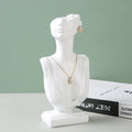 Resin Half-Body Mannequin Jewelry Display Stand